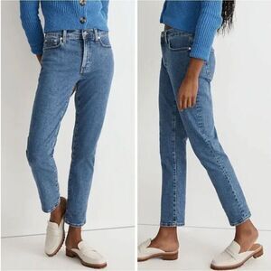 NEW Madewell The Mid-Rise Perfect Vintage Jeans Knowland‎ Wash, 24